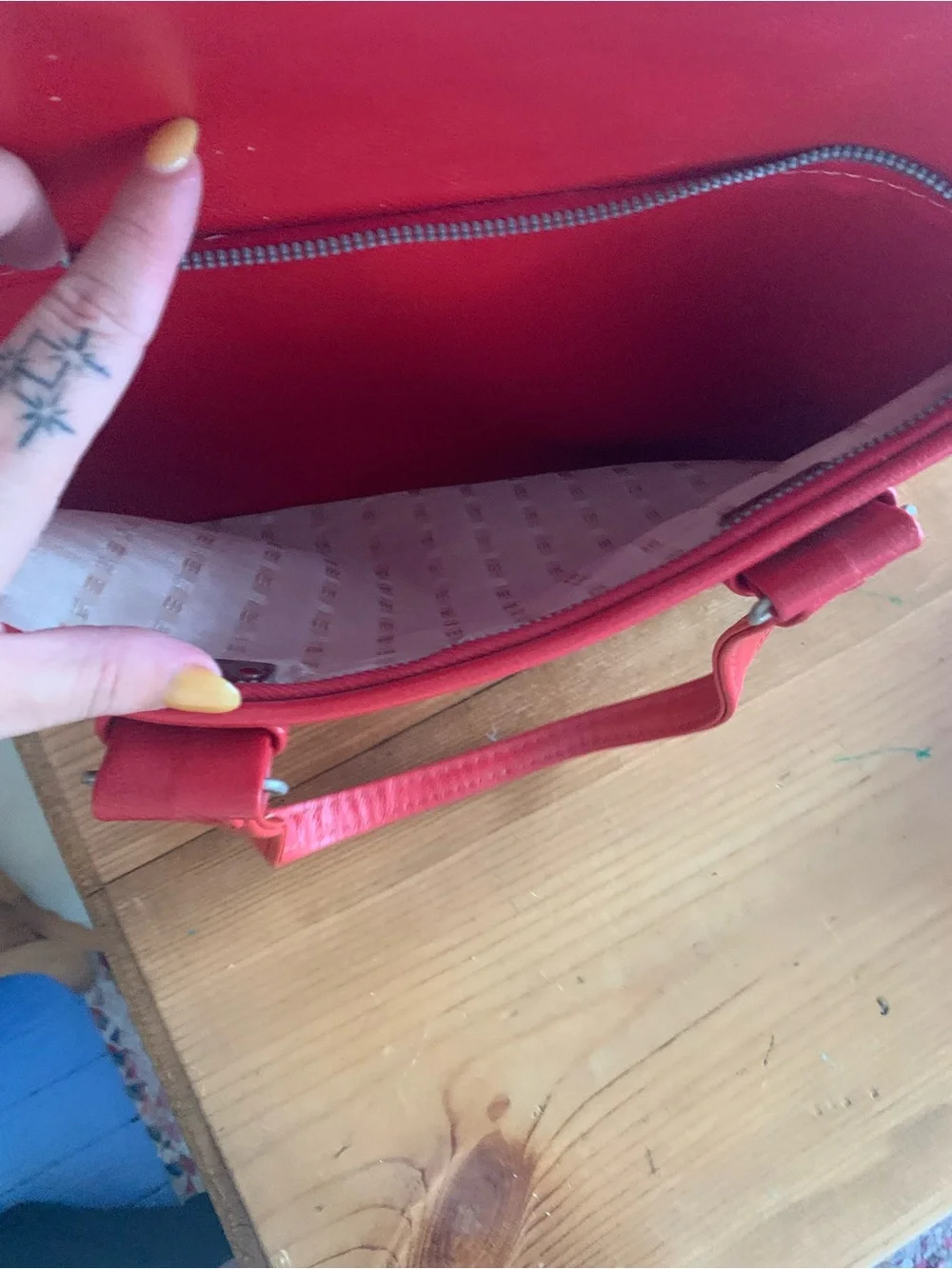 Red Samsonite Satchel